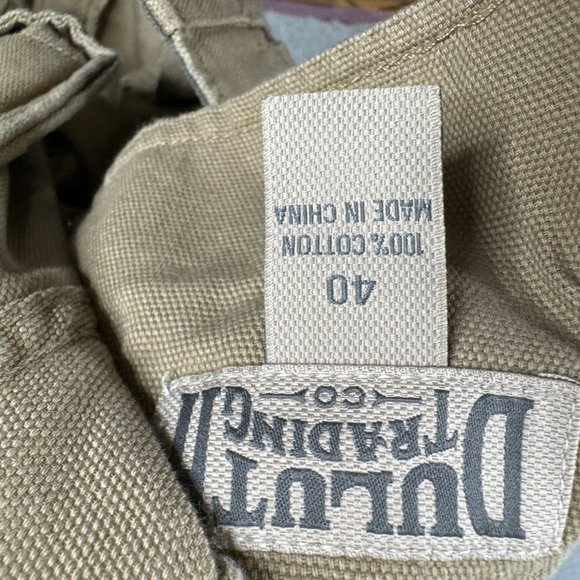 Duluth Trading Co Shorts Mens Size 40 Brown Heavy Canvas Cargo Shorts 9" Inseam - Picture 15 of 16